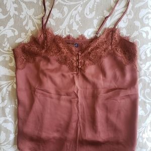 A&F NWT Satin Lace Camisole